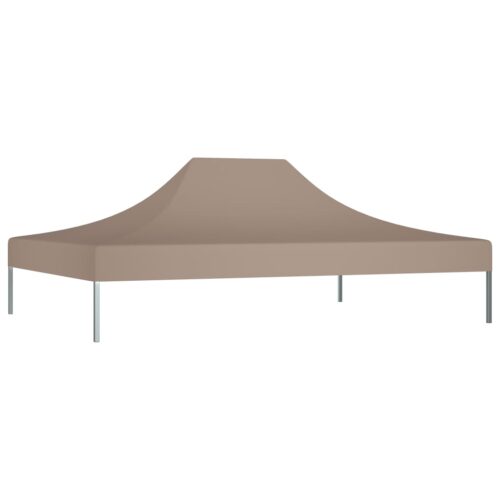 Outdoor Gazebo Event Party Wedding Garden Camping Tent Roof 4.5x3M Taupe 270 g/m² - Image 2