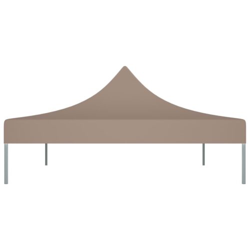 Outdoor Gazebo Event Party Wedding Garden Camping Tent Roof 4.5x3M Taupe 270 g/m² - Image 4