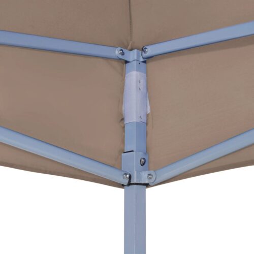 Outdoor Gazebo Event Party Wedding Garden Camping Tent Roof 4.5x3M Taupe 270 g/m² - Image 5