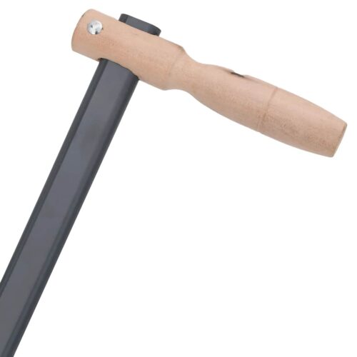 Scythe with Grinding Stone 145cm Steel Blade Wooden Grips Grass Trimmer Cutter - Image 6