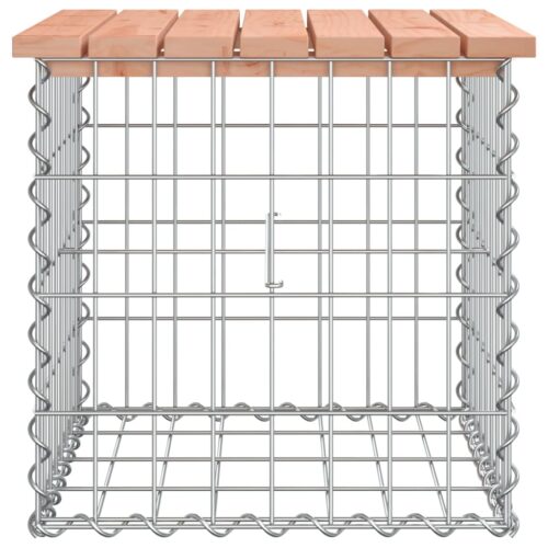 Garden Bench Gabion Design 43x44x42cm Solid Wood Douglas - Image 4