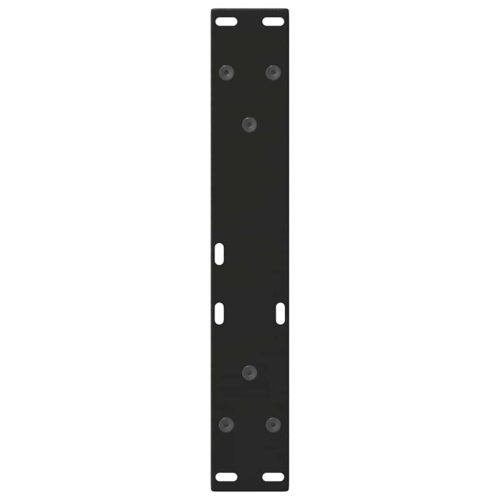 Coffee Table Legs V-Shape 2pcs Black 38x(42-43.3)cm Steel - Image 7