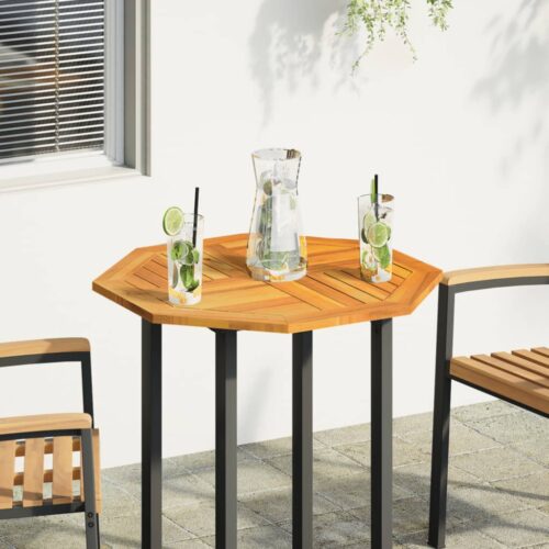 Table Top 70x70x2cm Octagonal Solid Wood Acacia DIY Desk Panel Board