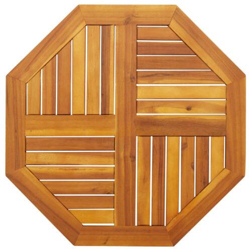 Table Top 70x70x2cm Octagonal Solid Wood Acacia DIY Desk Panel Board - Image 2