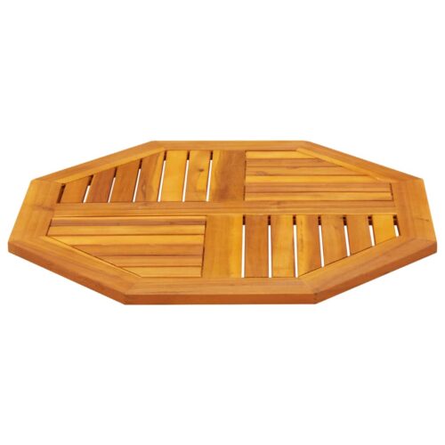 Table Top 70x70x2cm Octagonal Solid Wood Acacia DIY Desk Panel Board - Image 5