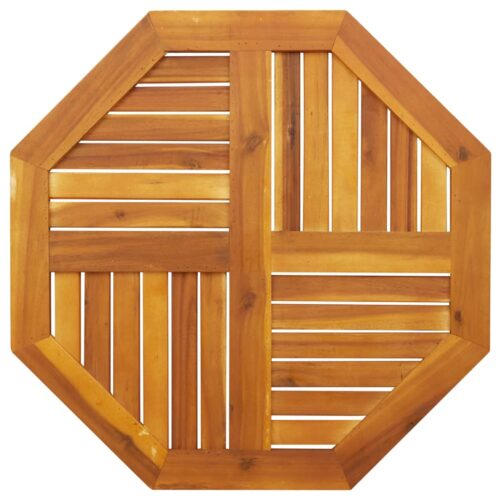 Table Top 70x70x2cm Octagonal Solid Wood Acacia DIY Desk Panel Board - Image 6