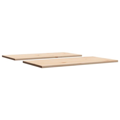 Table Tops 2pcs 80x40x1.7cm Rectangular Solid Pine Wood DIY Desk Panel Board - Image 5