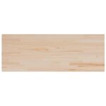 Table Top 110x40x2.5cm Rectangular Solid Pine Wood DIY Desk Panel Board