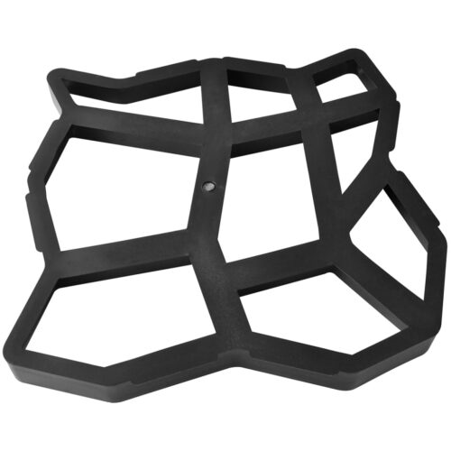 2pcs Pavement Moulds 42x42x4cm Plastic Garden Paver DIY Stepping Walkway Molds - Image 2