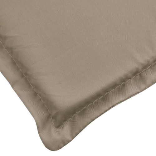 Sun Lounger Cushion Taupe 200x50x3cm Oxford Fabric - Image 6