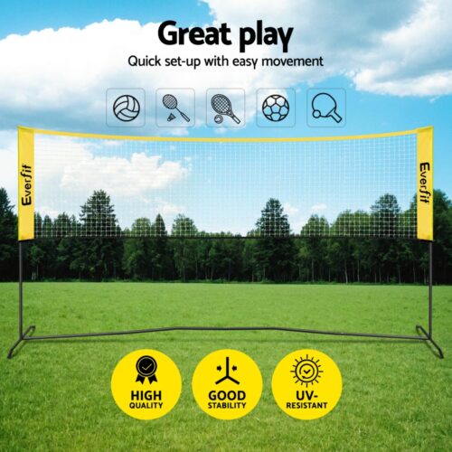 Everfit 10ft Portable Pickle Ball Net Adjustable Multi-Sport for Badminton Tennis Pickleball Volleyball - Image 4