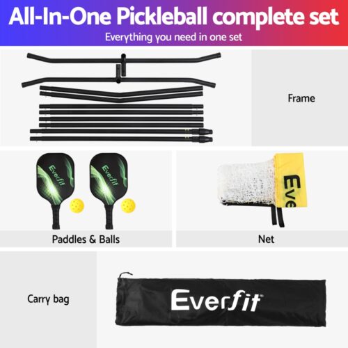 Everfit 10ft Portable Pickle Ball Net Adjustable Multi-Sport for Badminton Tennis Pickleball Volleyball - Image 6
