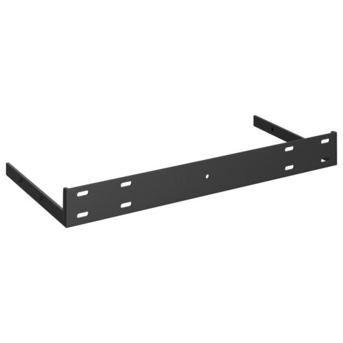 Floating Wall Shelves 4pcs Black 50x23x3.8cm MDF - Image 6