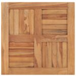 Table Top Solid Teak Wood 60x60x2.5cm