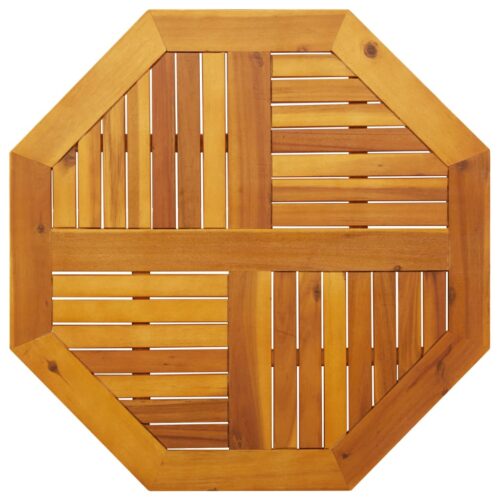 Table Top 80x80x2.2cm Octagonal Solid Wood Acacia DIY Desk Panel Board - Image 2