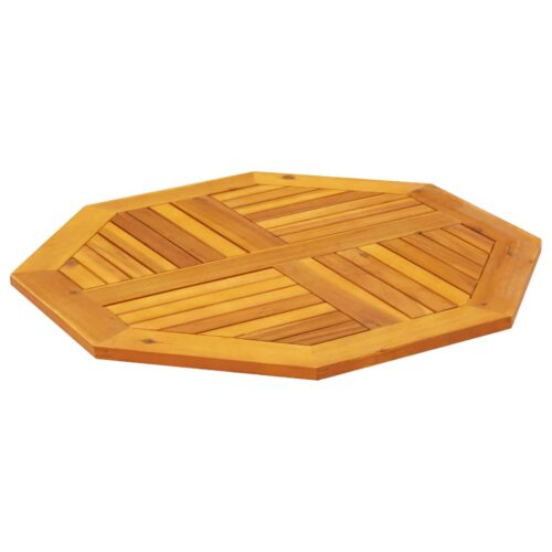 Table Top 80x80x2.2cm Octagonal Solid Wood Acacia DIY Desk Panel Board - Image 4