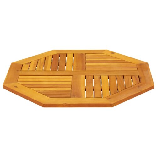 Table Top 80x80x2.2cm Octagonal Solid Wood Acacia DIY Desk Panel Board - Image 5