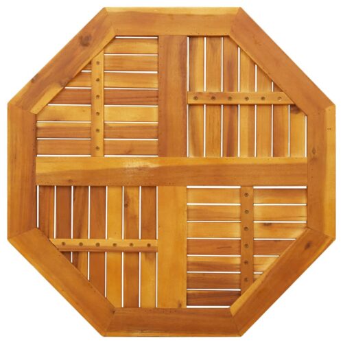 Table Top 80x80x2.2cm Octagonal Solid Wood Acacia DIY Desk Panel Board - Image 6