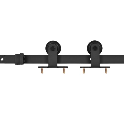 Sliding Door SKIEN Hardware Kit 183cm Steel Black - Image 2