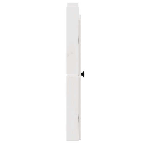 Outdoor Kitchen Doors 2pcs White 50x9x82cm Solid Pine Wood - Image 7