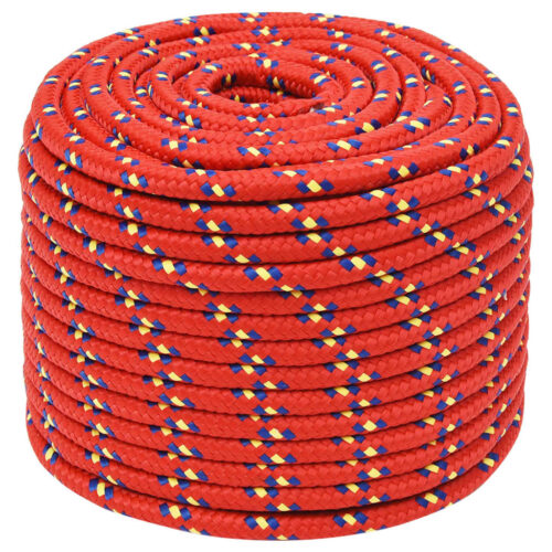 Boat Rope Red 12 mm 100M Polypropylene - Image 2