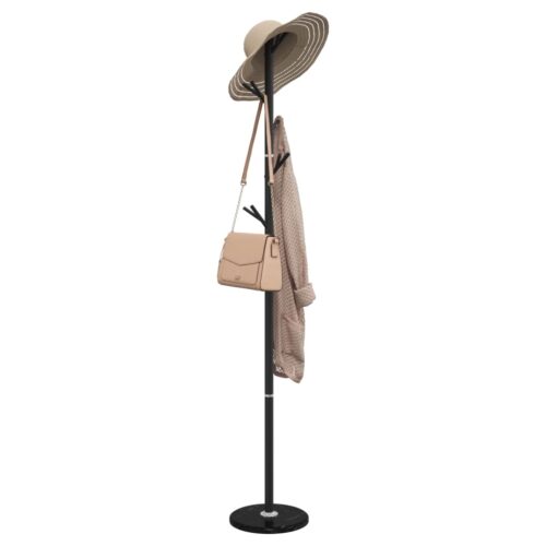 Coat Stand Black 175cm Powder-coated Iron - Image 9
