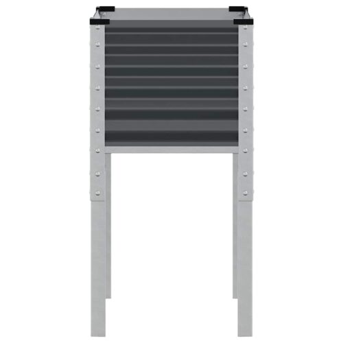 Garden Planter Anthracite 45x45x88cm Steel - Image 4