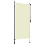 Outdoor Roller Blind 100x270cm Cream