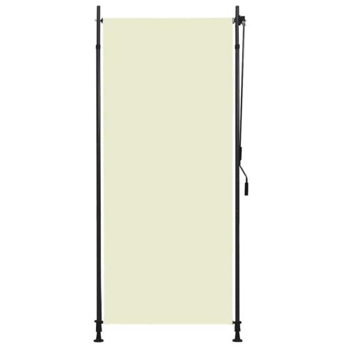 Outdoor Roller Blind 100x270cm Cream - Image 2