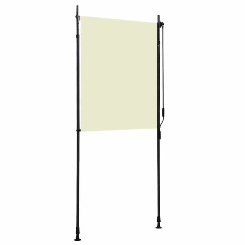 Outdoor Roller Blind 100x270cm Cream - Image 4