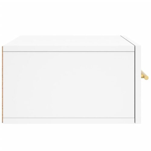 Wall-mounted Bedside Cabinet White 35x35x20cm - Image 7