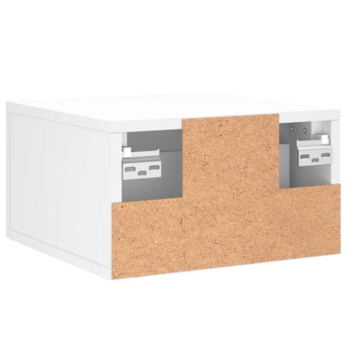 Wall-mounted Bedside Cabinet White 35x35x20cm - Image 8