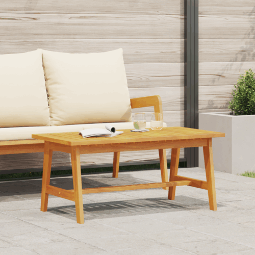 Coffee Table 90x45x40cm Solid Wood Acacia - Image 2