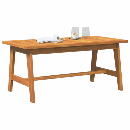 Coffee Table 90x45x40cm Solid Wood Acacia - Image 3