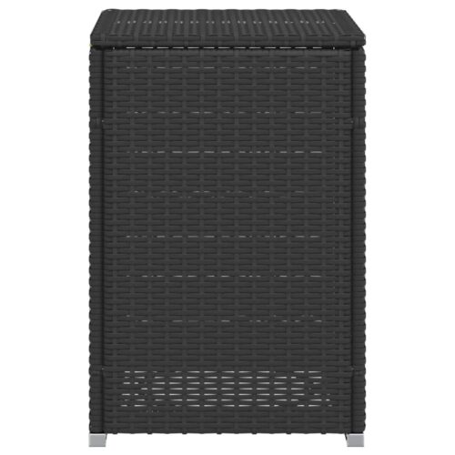 Propane Tank Cover Table Black 40x40x60cm Poly Rattan - Image 6