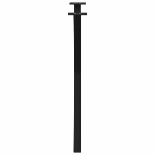 Dining Table Legs X-Shaped 2pcs Black 80x(72-73)cm Steel - Image 6