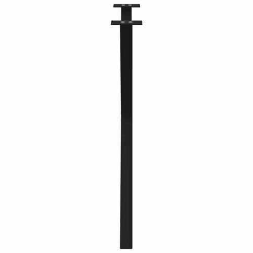 Dining Table Legs X-Shaped 2pcs Black 70x(72-73)cm Steel - Image 6