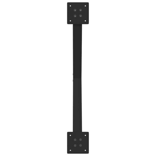 Dining Table Legs X-Shaped 2pcs Black 70x(72-73)cm Steel - Image 7