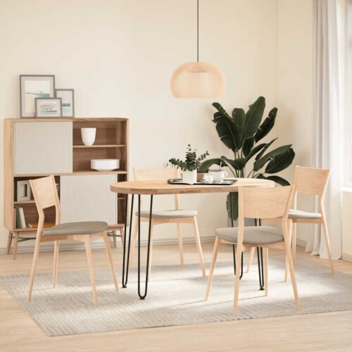 hairpin legs for console tables for Console Table 4pcs Black 72cm Solid Steel - Image 3
