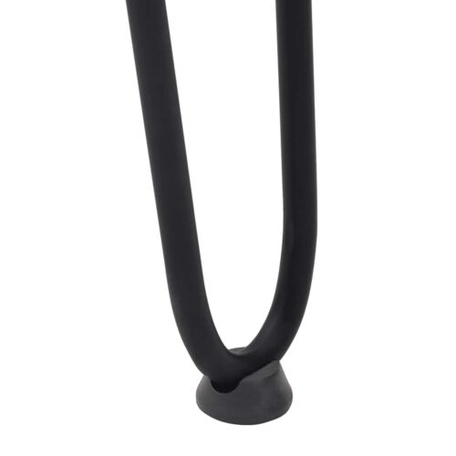 hairpin legs for console tables for Console Table 4pcs Black 72cm Solid Steel - Image 9