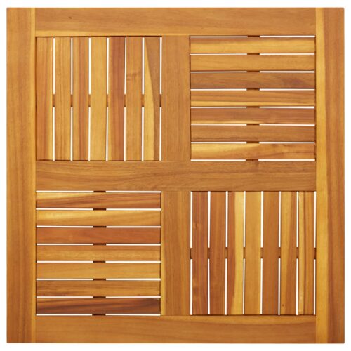 Table Top 80x80x2.2cm Square Solid Wood Acacia DIY Desk Panel Board