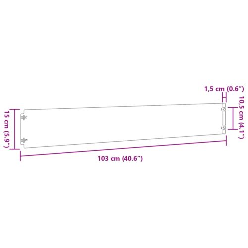 Lawn Edgings 10pcs 15x103cm Flexible Corten steel - Image 10