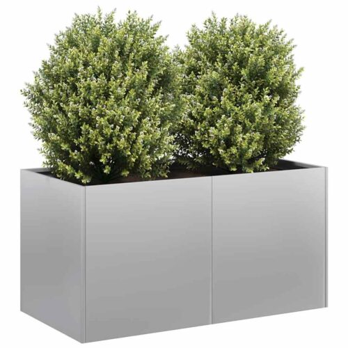 Raised Garden Bed Herbs Vegetables Box Pot Planter Galvanised Steel 80x40x40cm - Image 2