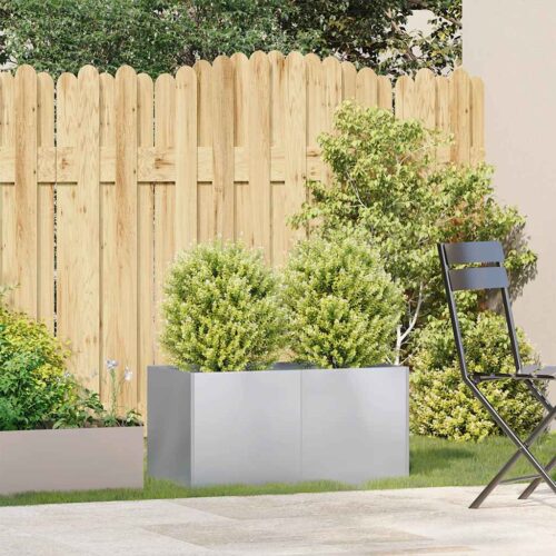 Raised Garden Bed Herbs Vegetables Box Pot Planter Galvanised Steel 80x40x40cm - Image 3
