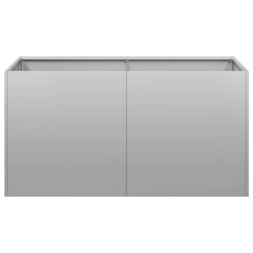 Raised Garden Bed Herbs Vegetables Box Pot Planter Galvanised Steel 80x40x40cm - Image 4