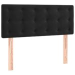 Headboard Black 100cm Velvet
