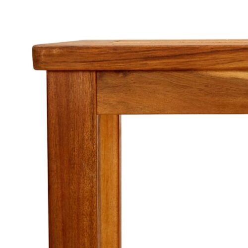 Garden Console Table 80x35x75cm Solid Acacia Wood - Image 5