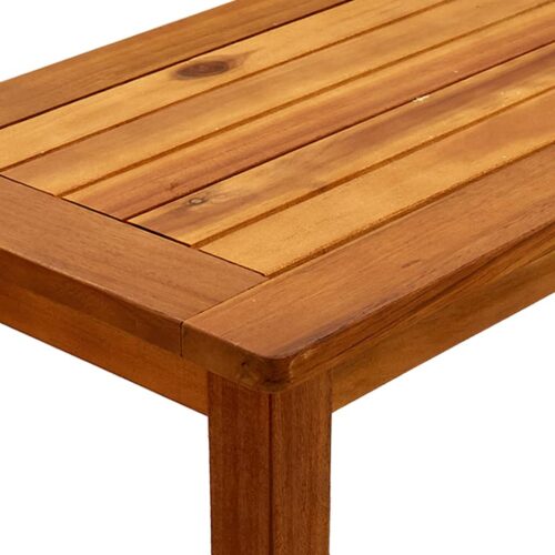 Garden Console Table 80x35x75cm Solid Acacia Wood - Image 6