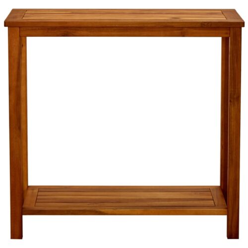 Garden Console Table 80x35x75cm Solid Acacia Wood - Image 8