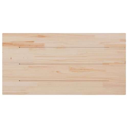 Table Top 110x55x2.5cm Solid Pine Wood Rectangular DIY Desk Panel Board - Image 4